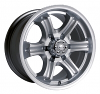 Sento 4X4 7,5"X17-6/139  ET26 Silver (955 kg)