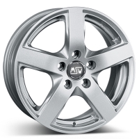MSW 55 7,5" OE AudiX17-5/112  ET28 Full Silver (730 Kg)