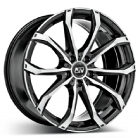 MSW 48 7,5"X17-5/114  ET45 Black Full Polished (875 kg)