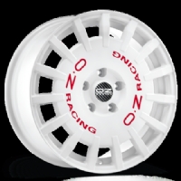 OZ Rally Racing 8"         X18-5/108  ET45 White Red Lettering (650 Kg)