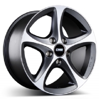 CMS C12 10"X22-5/120  ET40 Diamond Matt Black (930 Kg)