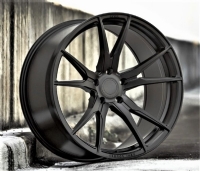 Khan SF06 10,5x20-5/120 ET40 Mat Black Semi Forged (950 Kg) (Brukes som bakfelg)