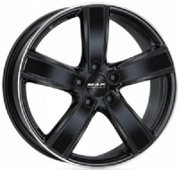 MAK Turismo-FF 9"X21-5/130  ET60 Gloss Black Mirror Ring (1000 Kg)
