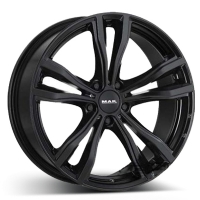 MAK X-Mode 9"X20-5/112  ET35 Gloss Black (995 Kg)