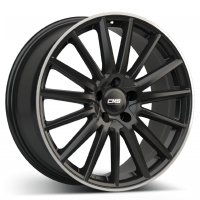 CMS C23 8"X19-5/108  ET42 Diamond Rim Black (725 Kg)
