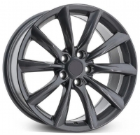 Khan Turbin II Flow Form 8,5"X19-5/114,3 ET35 Gunmetal OE Tesla 3 fitment 