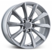 Khan Turbin II Flow Form 8,5"X19-5/114,3 ET35 Hypersilver OE Tesla 3 fitment 