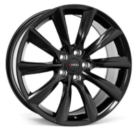 Khan Turbin II Flow Form 8,5"X19-5/120 ET35 Matt Black OE Tesla S fitment.