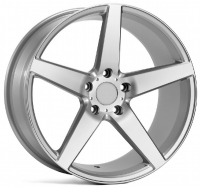 KHAN Concave V-FS8- 10,5"X22-5/120 ET35 Silver Polished (950 Kg)