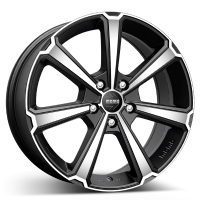 MOMO Legend 7"X17-4/108  ET18 Matt Black Polished (625 Kg)