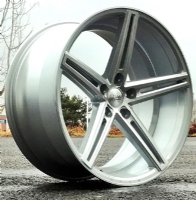 Khan Concave SF5 10,5"x20-5x120 ET40 Silver Polished (815kg) Brukes som bakfelg!