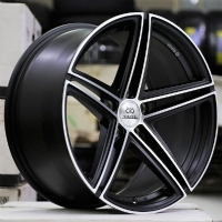 Dibite Concave 9,5"X19-5/112 ET40 Mat Black Machine Face. Brukes som bakfelg.