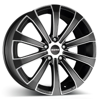 MOMO Europe 7"X17-4/108  ET42 Carbon Black Polished (700 Kg)