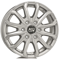 MSW 48 Van 6,5"X16-6/130  ET62 Full Silver                                        (1350 Kg)
