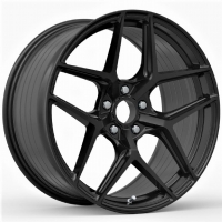  Khan Semi Forged R34 Concave Mat Black 10x20-5/120 ET35 (850kg) Brukes som bakfelg.