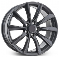 Khan Turbin II Flow Form 10"X20-5/114,3 ET40 Gunmetal (900kg) OE Tesla 3/Y fitment