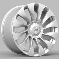 Khan SF Turbin II 9,5"X19-5/114,3 ET40 Semi Forged Silver (900 Kg) Tesla Model Y OE Fitment.