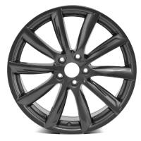 Khan Turbin 8,5"X19-5/114,3 ET38 Gunmetal (900 Kg) Tesla Model 3/Y OE Fitment.