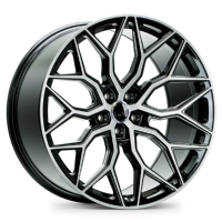 Khan Motorsport 8,5"X19-5/114,3 ET35 Black Polish (750 Kg)