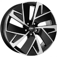 CMS C32-AERO 8"X19-5/108  ET42 Diamond Black Gloss (1000 Kg)