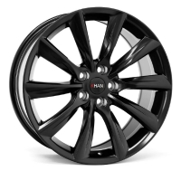 Khan Turbin II Flow Form 10"X20-5/114,3 ET41 Mat Black (900kg) OE Tesla fitment.