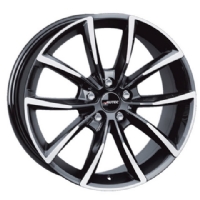 Autec Astana 9"X20-5/112  ET54 Black Polished (1000 Kg)