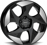 Alutec Solar 8"X19-5/112  ET45 Diamond Black Frontpolished (810 Kg)