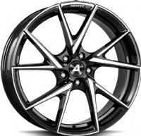 Alutec ADX.01 8.5"X20-5/114  ET50 Diamond Black Frontpolished (740 Kg)