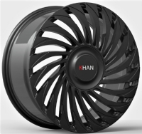 Khan Turbin III - 9"X20-5/120 ET41 Mat Black (950 Kg)