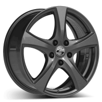 Sento Crudo 6"X15-4/100  ET38 Gun Metal (500 Kg)