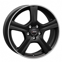 Autec Ionik 7"X17-5/114  ET40 Black Matt Polished (730 Kg)
