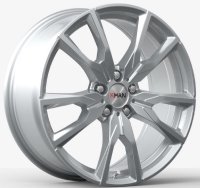 Khan R10 Design 8,5"X20-5/120 ET38 Silver (975 KG)