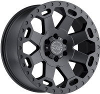 Black Rhino Warlord 8"X18-5/114  ET35 Matte Gunmetal (1225 Kg)