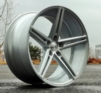 Khan Concave SF5 5x120 - 10,5x20 ET40 + 9x20 ET35 + 275/35R20 102y Sportmaster sommerdekk til Vw T5/T6. Avvik på sporvidde. Sjekk lasteindeks mot vognkort.