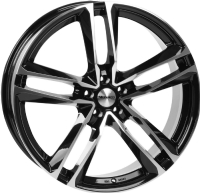 Monaco MC7 10x22-5/130 ET48 Gloss Black Polished (1000 kG)