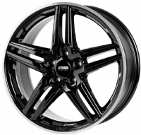 CMS C29-AERO 9.5"X19-5/114  ET45 Diamond Rim Black Gloss (1000 Kg)