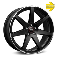 MOMO Seven 8,5"X19-5/114  ET40 Matt Black Polished (700 Kg)