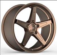 Khan RFS5 Rotary Forged 9,5x19-5/114,3 ET41 Mat Bronse (750 Kg)  OE Tesla Y fitment.