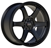 Khan Flow Form JDM 9,5x19-5/114,3 ET41 Mat Black (750 Kg)  OE Tesla Y fitment.