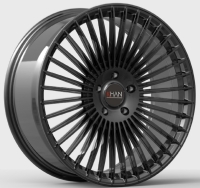 Khan RF36 - 8,5"X20-5/114,3 ET41 Mat Black (1050 Kg) Tesla OE Fitment.