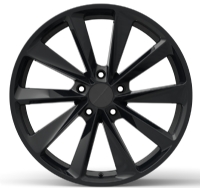 Khan Twin Turbin Flow Form 8,5"X19-5/114,3 ET41 Matt Black (815 Kg) OE Tesla fitment.