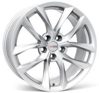 Khan Split Flow Form 8,5"X18-5/114,3 ET35 Silver OE Tesla 3 fitment.