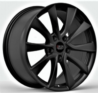 Khan Split-II Flow Form 8,5"X18-5/114,3 ET41 Matt Black (750 Kg) OE Tesla fitment.