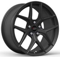 Khan Track II Flow Form 8,5"X18-5/114,3 ET35 Mat Black (690 Kg) Tesla 3 OE Fitment. 