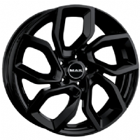 MAK Apollo 7"X18-4/108  ET25 Gloss Black (700 Kg)