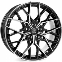 MSW 74 8.5"X20-5/120  ET45 Gloss Black Full Polished (950 Kg)