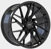 KHAN RF-20 Semi Forged 9X20-5/130 ET54 Gloss Black (815 Kg) OE Porsche / Audi e-Tron GT fitment.