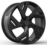 KHAN TN5 semi forged 9"X21-5/120 ET40 Gloss Black (1000Kg)