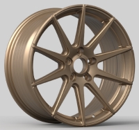 Khan ZP10 Flow Form 8,5"X19 5/114,3 ET34 Satin Bronze (815 Kg) Tesla OE fitment.
