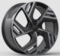 KHAN TN5 semi forged 9"X21-5/120 ET40 Black Diamond (1000Kg) 